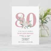 Om het even welke Waterverf van de Leeftijd Floral Kaart (Staand voorkant)