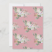 Om het even welke Waterverf van de Leeftijd Floral Kaart (Achterkant)