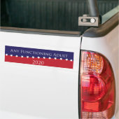 Om het even welke werkende volwassene voor de Bump Bumpersticker (Op Truck)