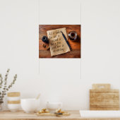 OM HET KWAAD TE LATEN SLAGEN POSTER (Keuken)