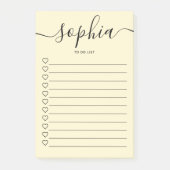 Om het Manuscript van de Lijst te doen hoort Gele  Post-it® Notes (Voorkant)