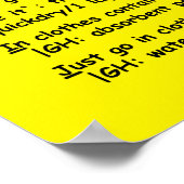 "Om het minder"middelgrote poster te houden (Hoek)