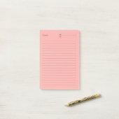 Om het Notitieblok van het Blok van de nota te nem Post-it® Notes (Op bureau)