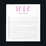 Om het Notitieblok Vet script roze aan te bieden<br><div class="desc">Eenvoudig om Lijst met jouw naam en gewaagd manuscript te doen.</div>