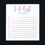 Om het Paarse Notitieblok van het Manuscript van d<br><div class="desc">Eenvoudig om Lijst met jouw naam en borstelmanuscript te doen.</div>