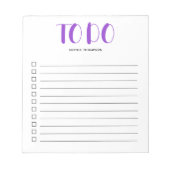 Om het Paarse Notitieblok van het Manuscript van h (Voorkant)