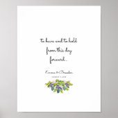 Om het Poster van de Ontvanging van het Citaat van (Voorkant)