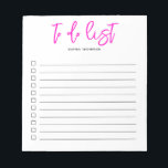 Om het Roze Notitieblok van het Manuscript van de<br><div class="desc">Eenvoudig om Lijst met jouw naam en borstelmanuscript te doen.</div>