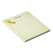 Om het vak Nota van lijst uit te voeren Notitieblok (Schuin)