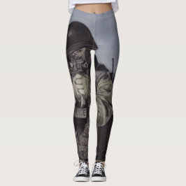 Om het Verwerpen te dienen en te beschermen person Leggings