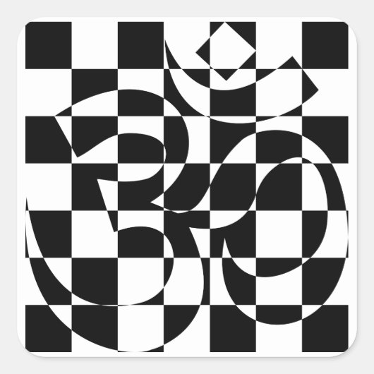 om hindu optische stickers (Voorkant)