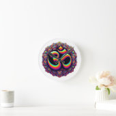 Om Hindu Symbool Muur Klok (Huis)