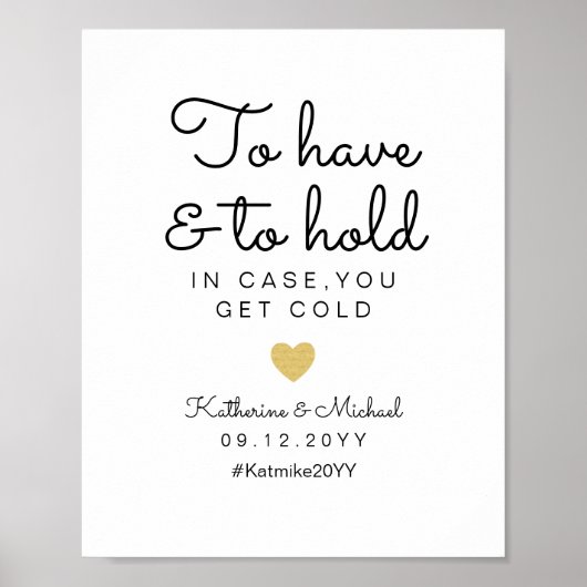 Om hoesje te hebben en in te houden krijg je koud  poster (Voorkant)