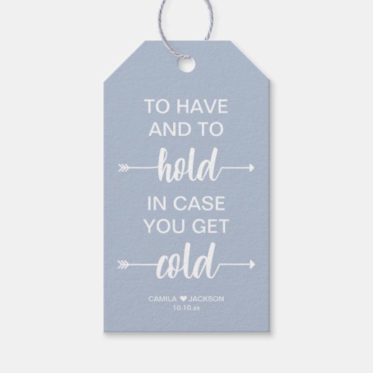 Om hoesje te hebben en vast te houden, krijg je ee cadeaulabel (Voorkant)