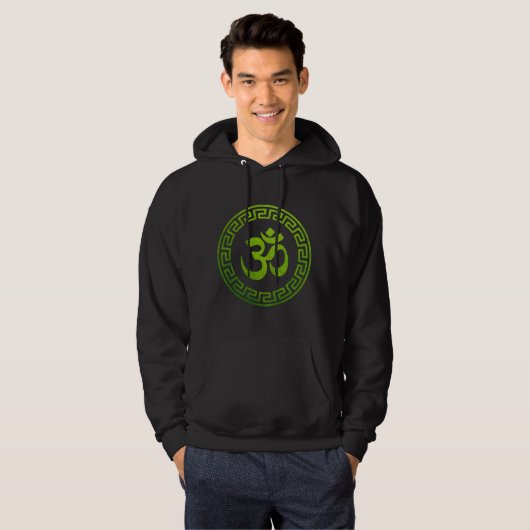 Om hoodies, Sweatshirt met Om Hindu Symbol, Om (Voorkant volledig)