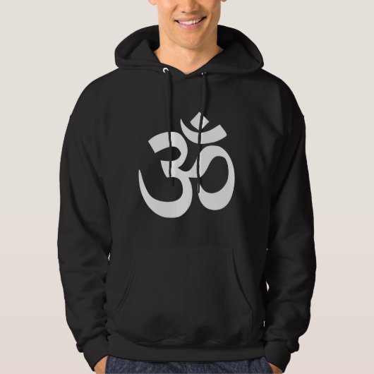 Om hoodies, Sweatshirt met Om Hindu-symbool (Voorkant)