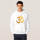 Om hoodies, Sweatshirt met Om Hindu-symbool (Voorkant volledig)