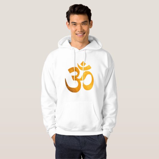Om hoodies, Sweatshirt met Om Hindu-symbool (Voorkant volledig)