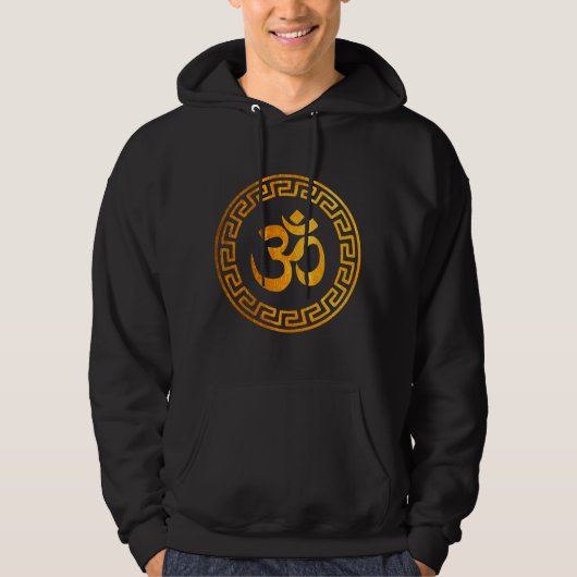 Om hoodies, Sweatshirt met Om Hindu-symbool (Voorkant)
