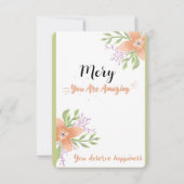 om iemand te bedanken bedankkaart (Voorkant)