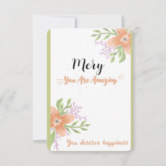 om iemand te bedanken bedankkaart