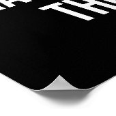 Om in de 1 procent te zijn - succes Motivatie Poster (Hoek)