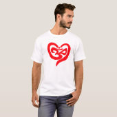 Om in het hart t-shirt (Voorkant volledig)