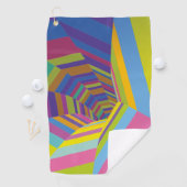 Om in kleur te verdwijnen golfhanddoek (Insitu)