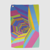 Om in kleur te verdwijnen golfhanddoek (Voorkant)