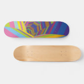 Om in kleur te verdwijnen persoonlijk skateboard (Horizontaal)