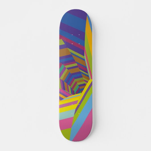 Om in kleur te verdwijnen persoonlijk skateboard (Voorkant)