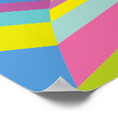 Om in kleur te verdwijnen poster (Hoek)