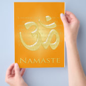 Om in Oranges & Gold - Namaste Flyer (Hand)