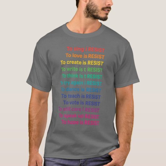 Om...is om te weerstaan t-shirt (Voorkant)