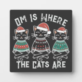 Om is waar de katten feestelijk zijn fotoplaat (Voorkant)