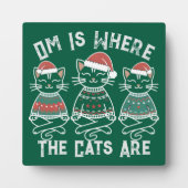 Om is waar de katten feestelijk zijn fotoplaat (Voorkant)