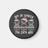 Om is waar de katten feestelijk zijn magneet (Voorkant)