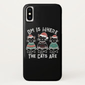 Om is waar de katten vakantie vieren Case-Mate iPhone case (Achterkant)
