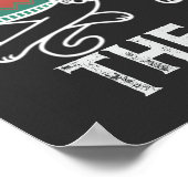 Om is waar de katten zijn feestelijke vakantie poster (Hoek)