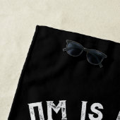 Om is waar de katten zijn feestelijke vakantie strandlaken (In situ)