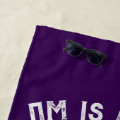 Om is waar de katten zijn feestelijke vakantie strandlaken (In situ)