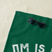 Om is waar de katten zijn feestelijke vakantie strandlaken (In situ)