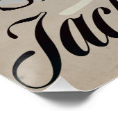 Om Jackson Hole te skien Perfect Poster (Hoek)