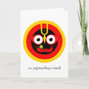 Om Jagannathaya-Wenskaart Kaart