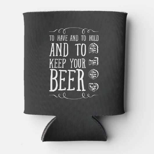 Om je bier te laten koelen en te houden blikjeskoeler (Voorkant)