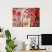 Om je een geisha verhaal Poster te vertellen (Thuiskantoor)