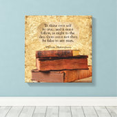 Om je eigen zelf waar te zijn - Art Print (Insitu (Houten vloer))