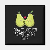 Om je net zoveel te liefhebben als de kattenbruilo magneet (Voorkant)