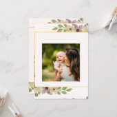 Om je te vieren, mama kaart (Voorkant / Achterkant in situ)