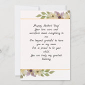 Om je te vieren, mama kaart (Achterkant)